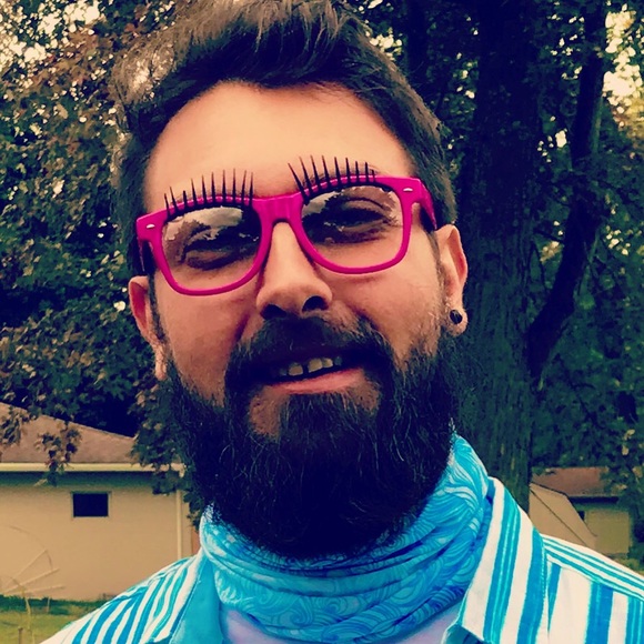 Fantastic costume glasses with lashes! Set of 4 - Picture 4 of 4